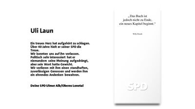 Nachruf und Zitat von Willy Brandt